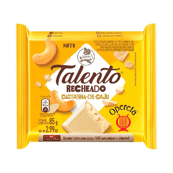 CHOC TALENTO OPERETA CAST. CAJU 85G