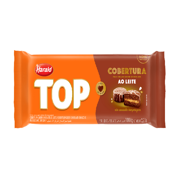 COBERT CHOC HARALD TOP LEITE 1,010 KG