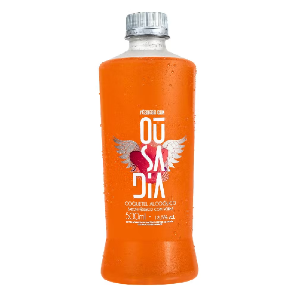 COQUETEL OUSADIA VODKA/PESSEGO 500ML