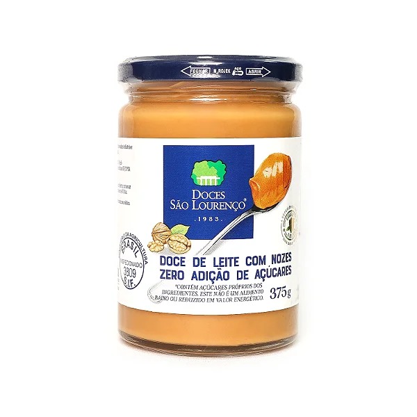 DOCE DE LEITE/NOZES DIET SAO LOURENCO 375G (EM OBSERVAÇÃO)