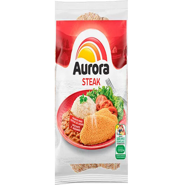 EMPANADO STEAK DE FRANGO AURORA 100G