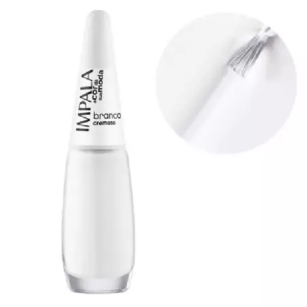 ESMALTE IMPALA CREMOSO BRANCO 7,5ML
