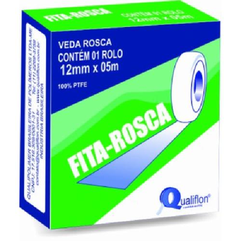FITA VEDA ROSCA QUALIFLON 12MMX5M