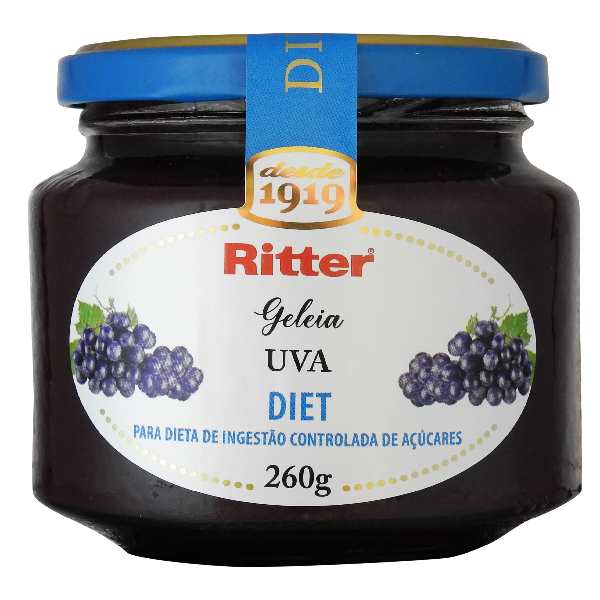 GELEIA RITTER DIET DE UVA 260G