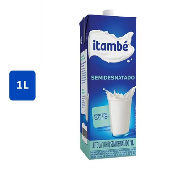 LEITE ITAMBE SEMIDESNATADO 1L