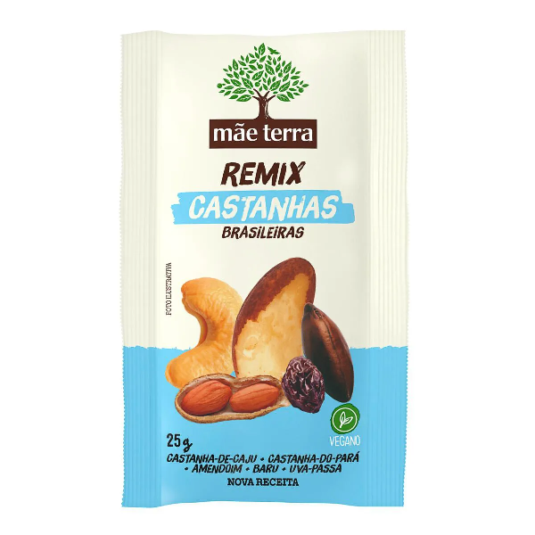 MIX DE CASTANHAS MÃE TERRA 25G