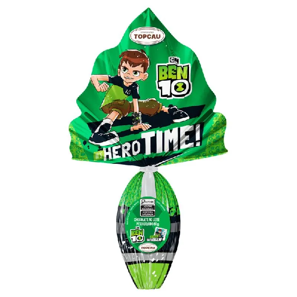 OVO TOPCAU CHOCOLATE BEN 10  80G