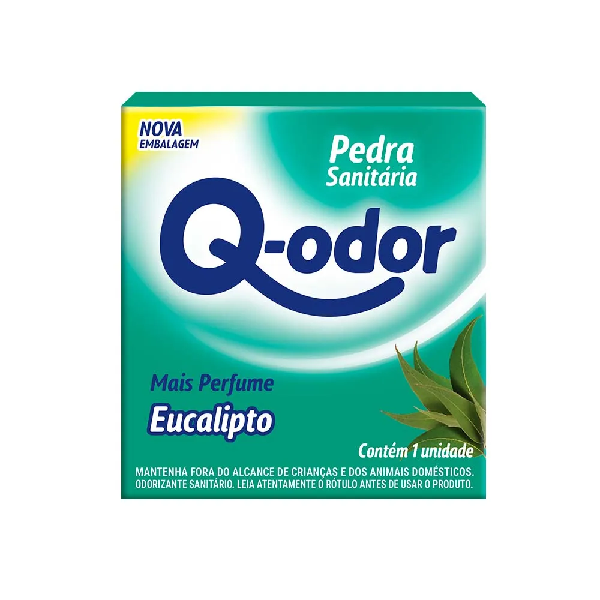 PEDRA SANITARIA Q ODOR EUCALIPTO 40G
