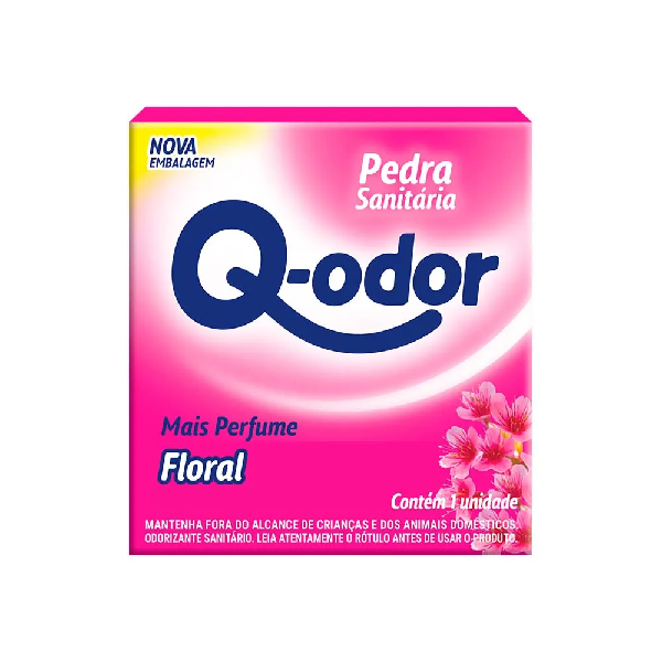 PEDRA SANITARIA Q ODOR FLORAL 40G