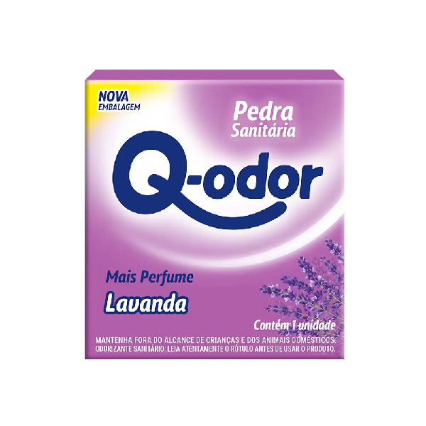 PEDRA SANITARIA Q ODOR LAVANDA 40G