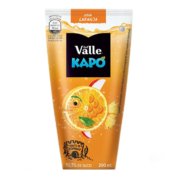 SUCO KAPO LARANJA 200ML