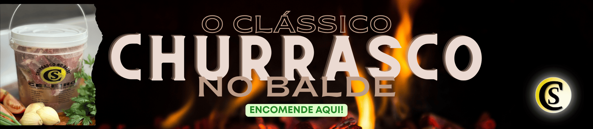 CHURRASCO NO BALDE