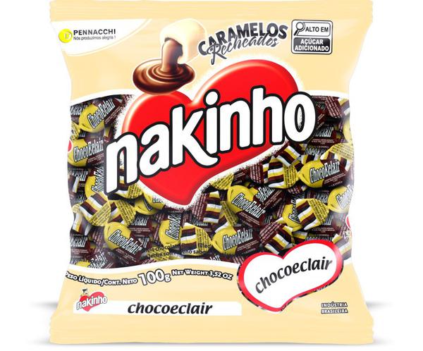 BALA NAKINHO 100GR CHOCOECLAIR