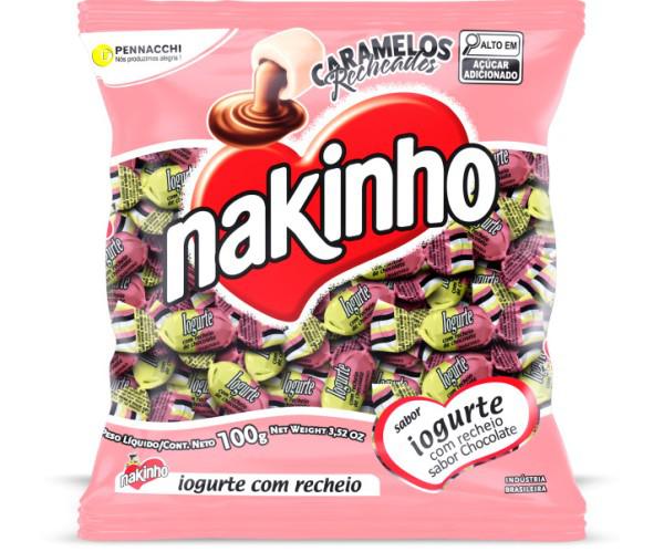 BALA NAKINHO 100GR IOGURTE C/ CHOCOLATE