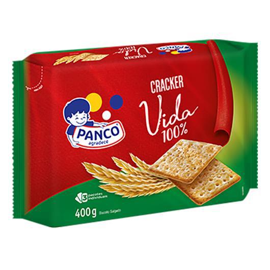 BISCOITO PANCO 400GR CRACKER VIDA 100%