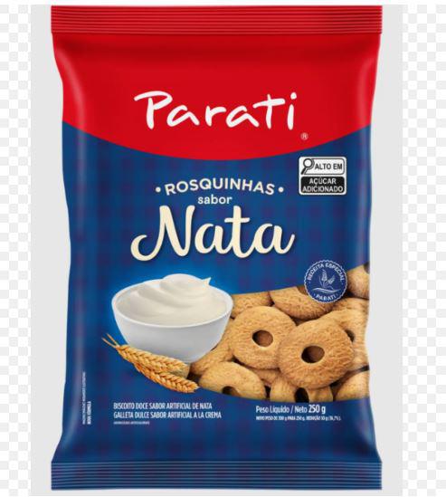 BISCOITO PARATI 250GR ROSQUINHA NATA
