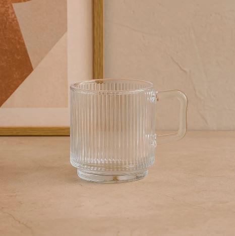 CANECA DE VIDRO 370ML CASA TEM