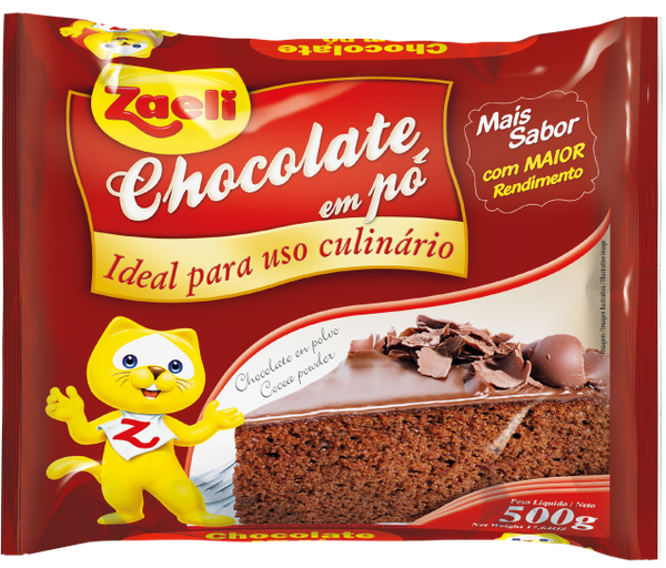 CHOCOLATE EM PÓ ZAELI 500GR