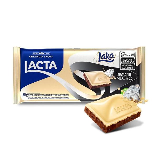 CHOCOLATE LACTA 80GR LAKA/D.NEGRO
