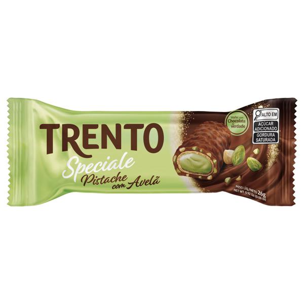 CHOCOLATE PECCIN TRENTO 26GR PISTACHE