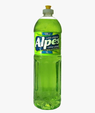 DETERGENTE ALPES 1LT BICARB.LIMA LI