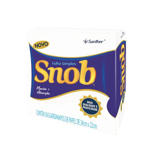 GUARDANAPO DE PAPEL SNOB 24X22CM 50UN