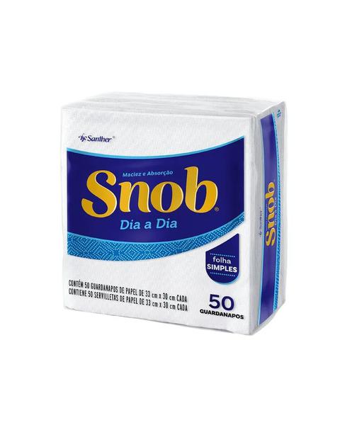 GUARDANAPO DE PAPEL SNOB 33X30CM 50UN