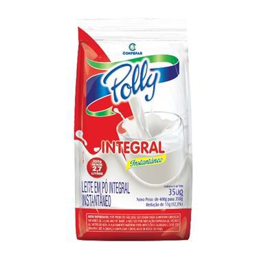 LEITE EM PO POLLY 350GR INTEGRAL INSTANTÂNEO