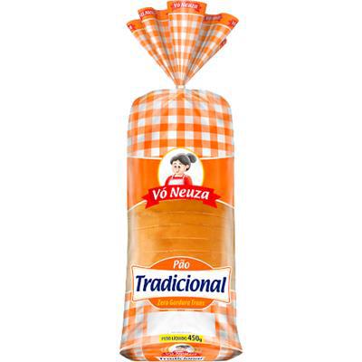 PÃO VO NEUZA 450GR TRADICIONAL FATIADO