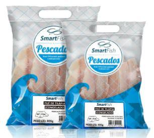 PEIXE FILE TILAPIA 400GR SMART IQF
