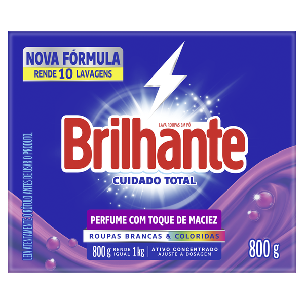 SABAO PO BRILHANTE 800GR C.TOTAL CX