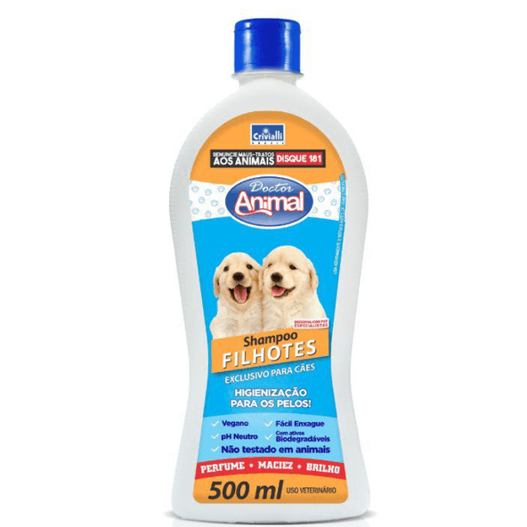 SHAMPOO P/CAO DR.ANIMAL 500ML FILHO