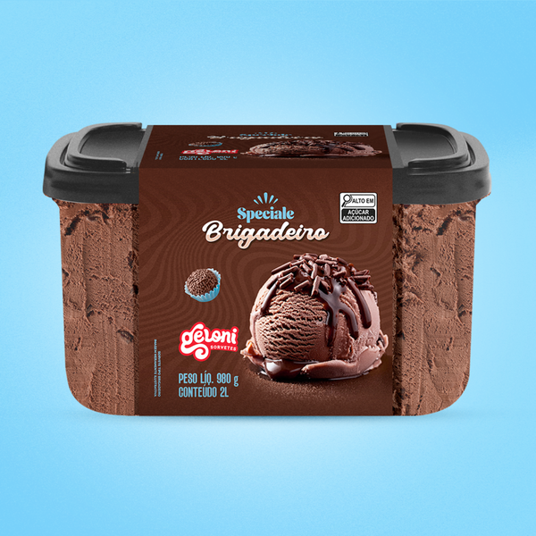 SORVETE GELONI 2LT BRIGADEIRO