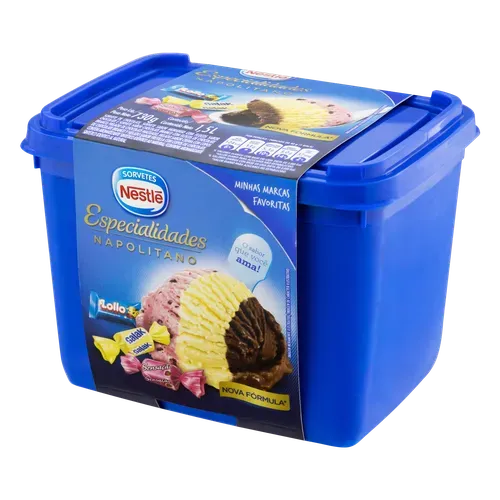 SORVETE NESTLÉ 1,5LT NAPOLITANO ESPECIALIDADES