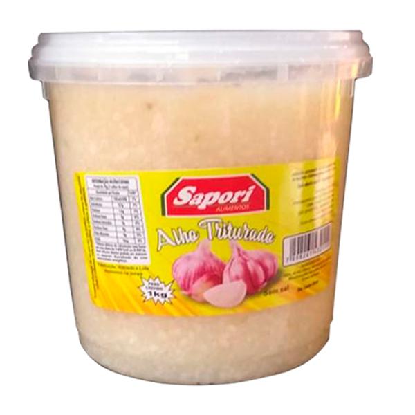 TEMPERO ALHO SAPORI 1KG TRITURADO