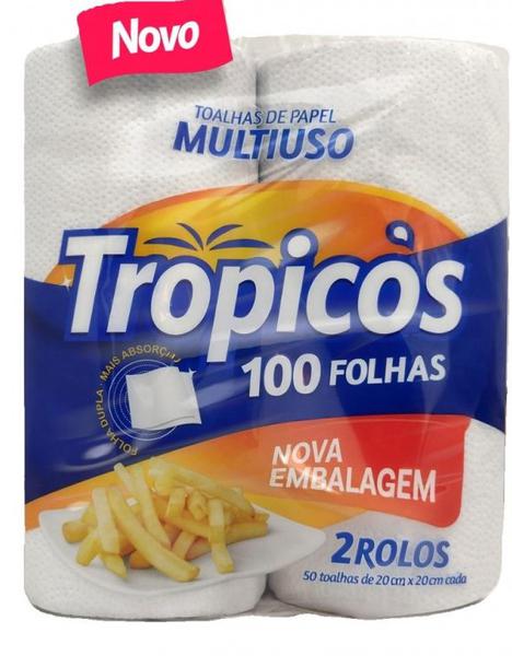 TOALHA PAPEL TROPICOS 2UN FOLHAS DUPLAS