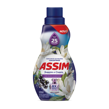 Amaciante Roupa Assim Azul Jasmim/Cassis 500ml
