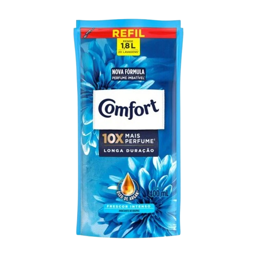 Amaciante Roupa Comfort Conc Frescor Intenso 400ml