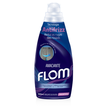 Amaciante Roupa Flom Antifrizz Mystic 900ml