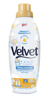 Amaciante Zupp Conc Velvet Baby 1lt