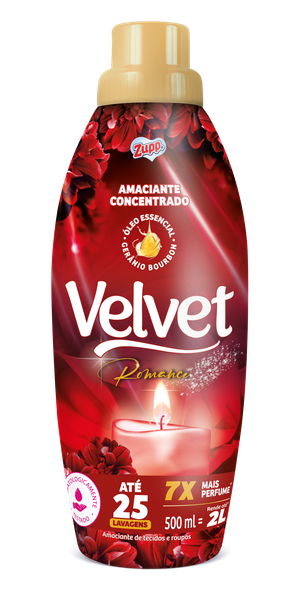 Amaciante Zupp Conc Velvet Romance 500ml