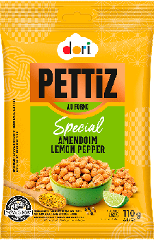 Amendoim Pettiz Lemon Pepper 110gr