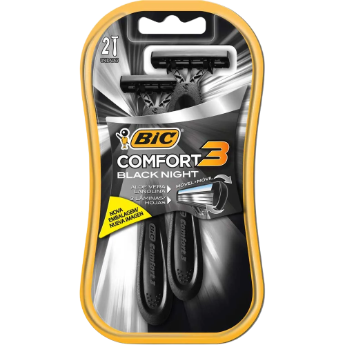 Apar Barb Bic Comfort 3 Black  Nigth3
