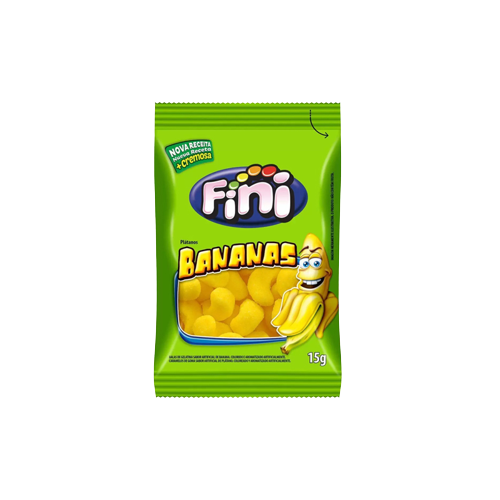 Bala Fini Gelatina Bananas 15gr