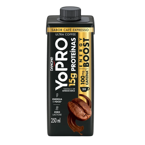 Bebida Lactea Yopro 15g Energ. Boost Cafe Expresso 250ml