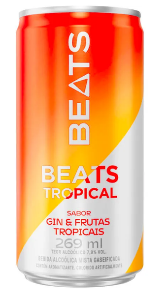 Bebida Skol Beats Tropical Lt 269ml