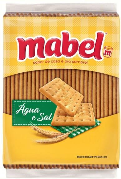Biscoito Mabel Agua/Sal 300gr