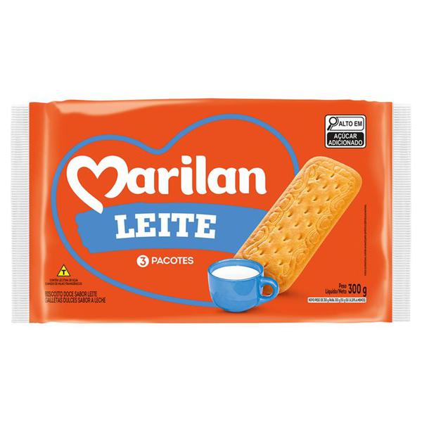 Biscoito Marilan Laminado Leite 300gr
