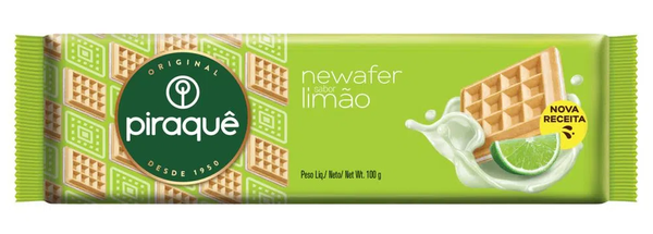Biscoito Piraque Newafer Limao 100gr