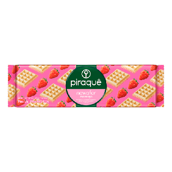 Biscoito Piraque Newafer Morango 100gr